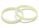 Young Style Embossed Silicone Bracelets Advertising With Personalized Logo