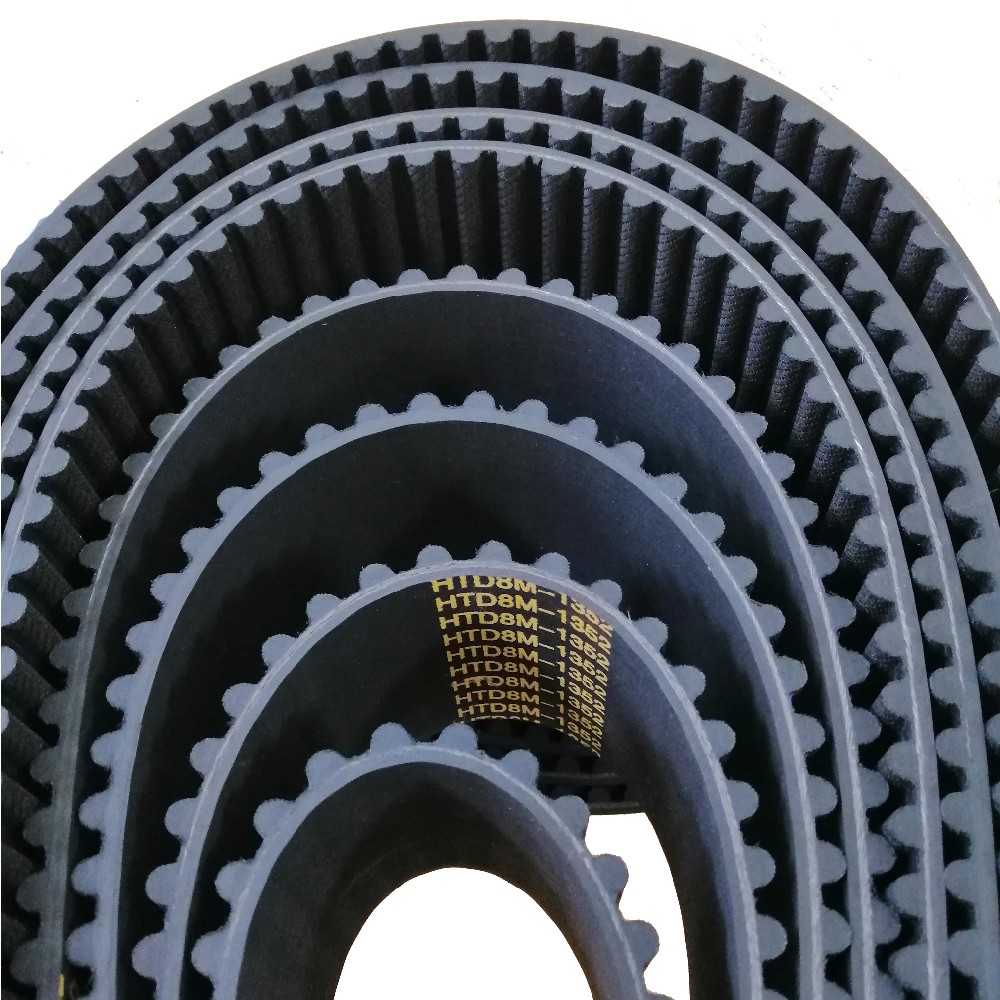 CR Glass Fiber Fabric Rubber Industry Engine Timing Belts ISO/TS16949 Certified