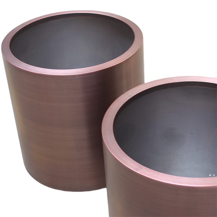 High quality interior flower pot metal flower bowl planter
