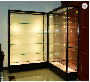T4 LED Glass Display Showcase 78.7in high Shop Show Case