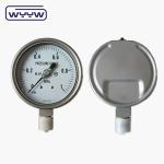 EN837-1 bayonet bezel oil 63mm pressure gauge