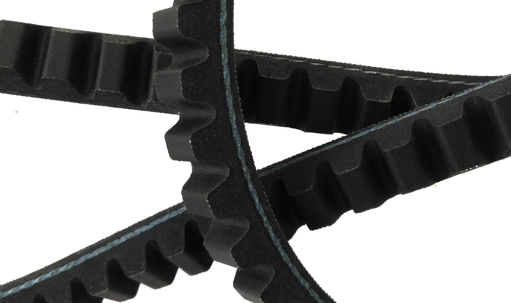 Standard Motor Fan Rubber Cogged Belt for Motorcycle Polyester Hard Cord Reinforcement