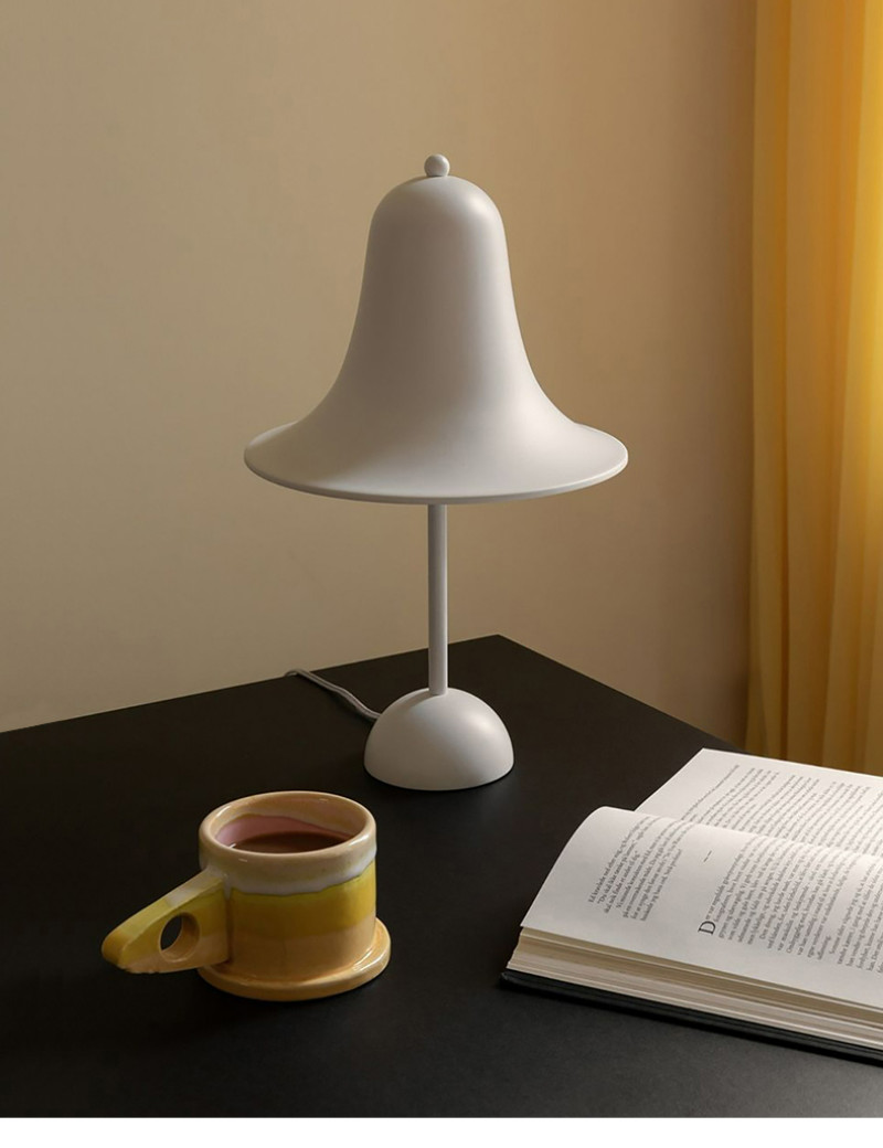 Nordic Classic Simple Bedside lamp for Living Room Foyer Study Home Decor Bell Table Light(WH-MTB-273)