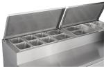 400L Refrigerated Saladette Counter Stainless Steel Automatic Defrosting