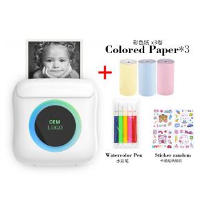 China Portable Phone Thermal Mini Printer Sticker Bluetooth 200DPI wholesale