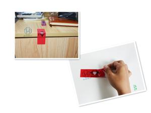 China Private Tamper Evident Vinyl Label Stickers / Adhesive Security Labels wholesale