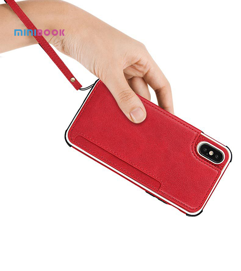 Top Grade Leather Wallet Phone Case for iPhone 13/14 Shockproof and Multi-functional