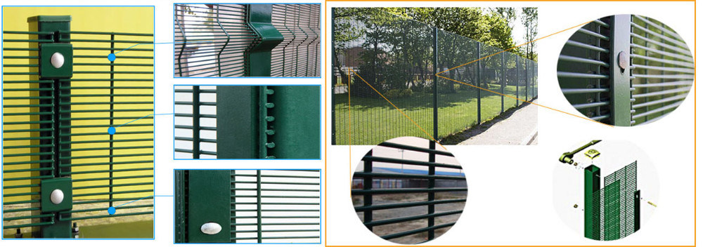 358 Anti Climb Metal Mesh Fence