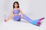 Pink Turquoise Childrens Mermaid Tails , Custom Mermaid Tails Easy Drying