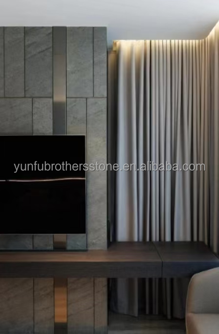 Translucent Flexible Stone Panel Slate Sheets for Modern Hotel Villa Interior Design