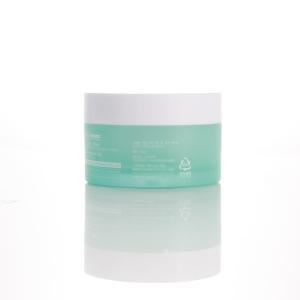China 50ml PS Combination Green Cosmetic Plastic Jar With Screw Cap wholesale