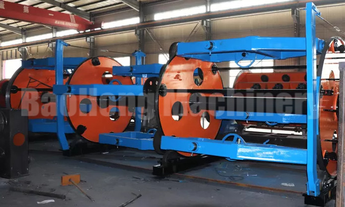 Back Twist Cable Rigid Stranding Machine , Multi Core Wire Planetary Stranding Machine