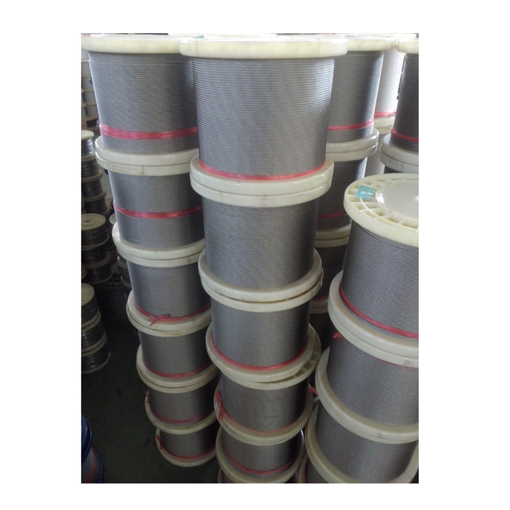 100ft 500ft 1000ft Galvanized Aircraft Cable For Agricultural End Fittings Hooks