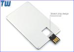 Promotion Slim Metal Credit Card USB 16 GB Flash Drive High Printing Quality