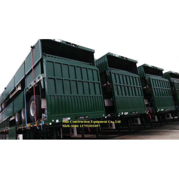 Fuwa Axles Heavy Duty Semi Trailers Container Flat Bed Cargo Semi Trailer