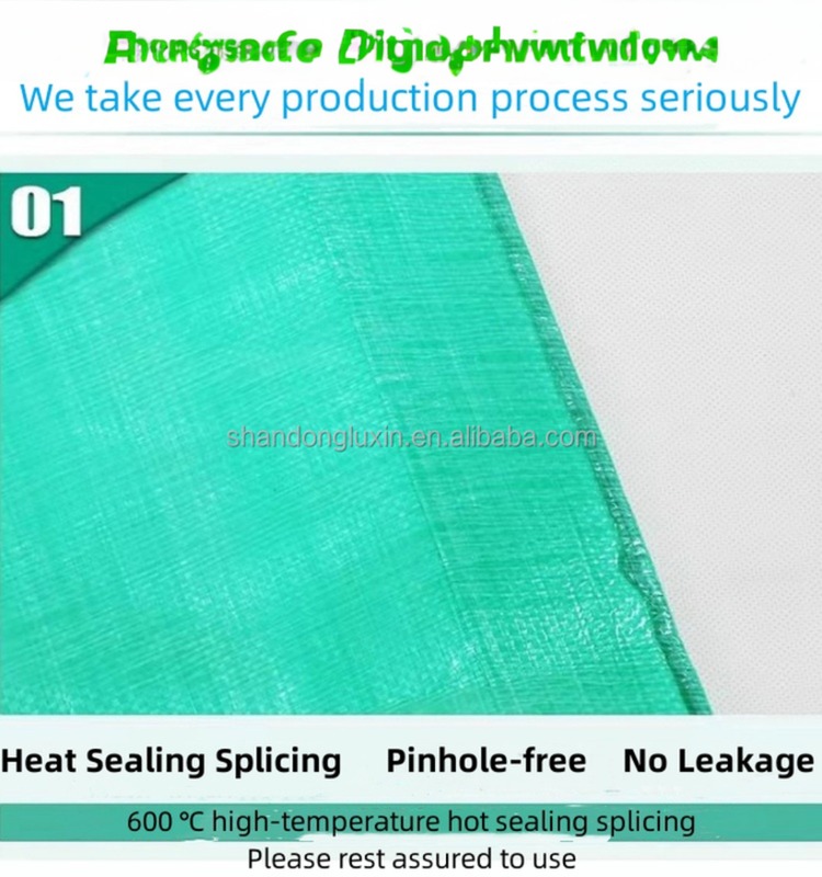 Green Dustproof Tent PE Tarpaulin With High Surface Hardness And Moisture Proof