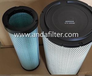 China High Quality Air Filter For Doosan 400401-00091 400401-00090 wholesale
