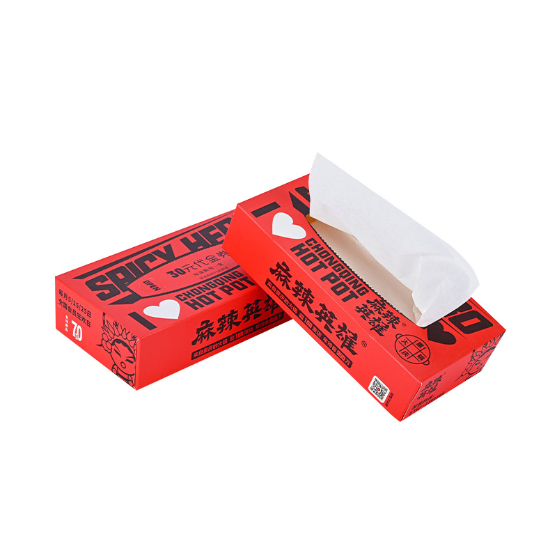 Custom Order Accepted Square Tissue Paper Box for Facial Tissue at Competitive Cost