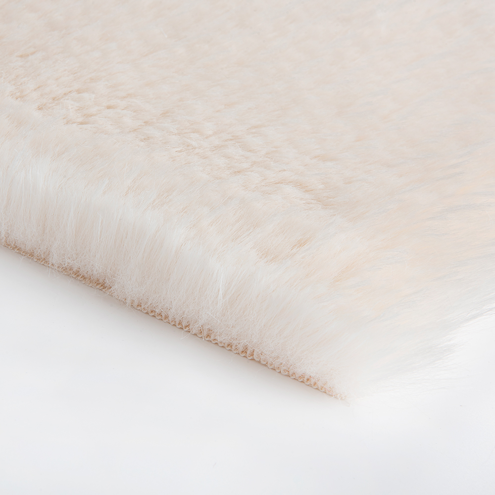 Custom Colors 100% Polyester Faux Fur Fabric for Lady's Coat Garments High Density
