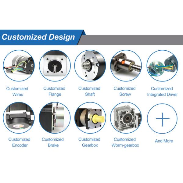 48V 3000rpm 330W 86mm Synchronous Brushless DC Motor With 1000ppr Encoder
