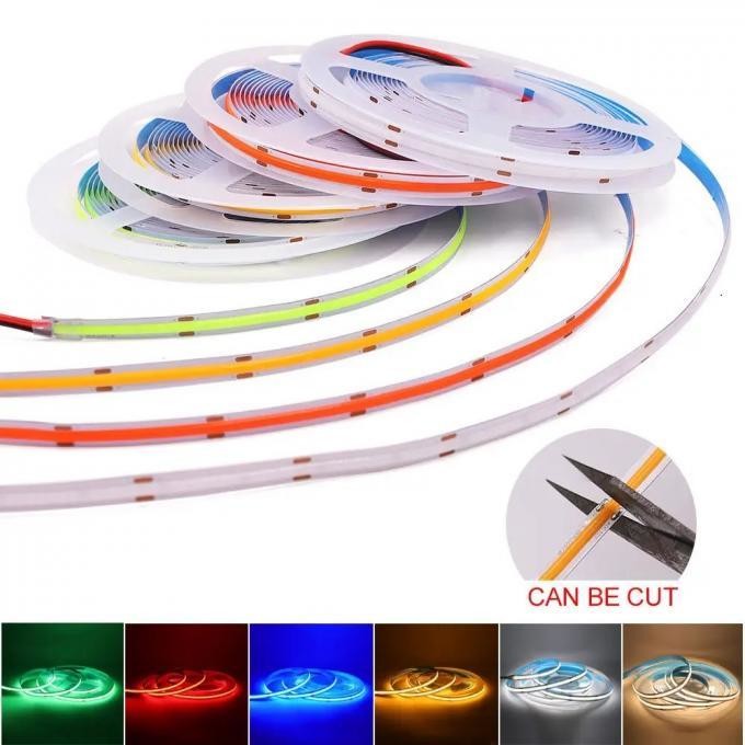 Multiscene Practical RGB Light Strip , Heat Resistant COB LED Strip RGB