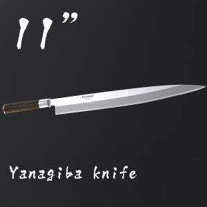 China 11'' Beech Wood Handle Cerasteel Sushi Chef Knife wholesale