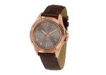 10Atm White Stainless Steel Waterproof Watch Times Round Quartz Style