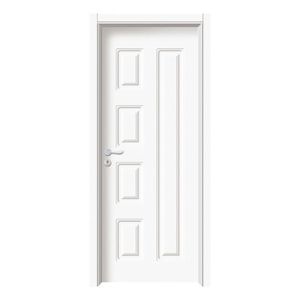 China AB-ADL5229 pure white wooden interior door wholesale