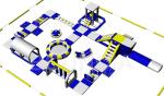 Adult Inflatable Water Play Equipment For Sea / Inflatable Water Park Design