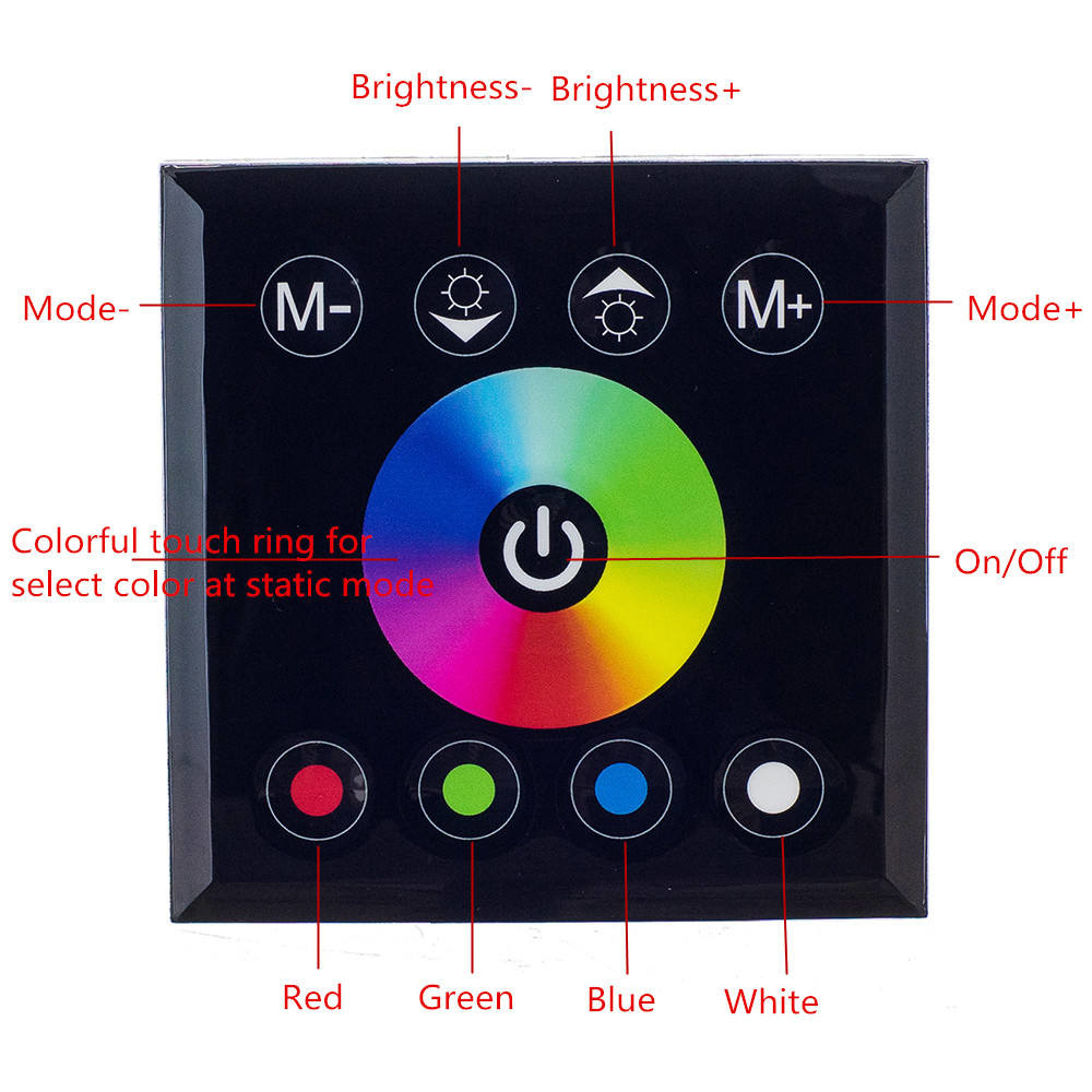 Smart 44keys RGB LED Light Controller Led Controller With Rf Remote Control 12V 24V