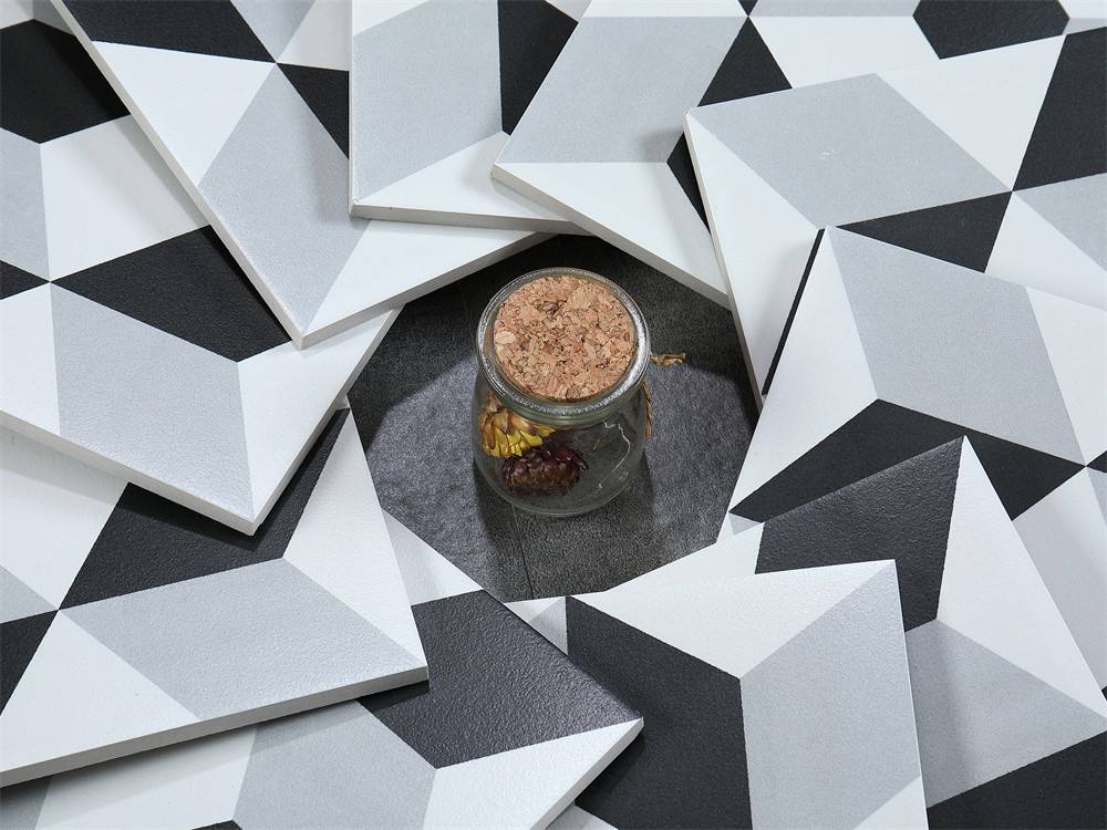 Scratch-Resistant 200x200mm Wall And Floor Tiles For Living Room And Non-Slip Ceramic Rustic Tiles For project