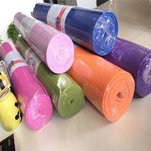 China PVC Organic Yoga Mat Eco - Friendly Thickness 3mm 4mm 5mm 6mm 8mm wholesale