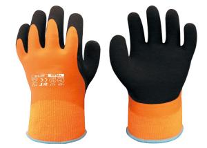 China Acrylic Anti Cold Thermal Winter Work Gloves Double Coating 80 - 125 G / Pair wholesale