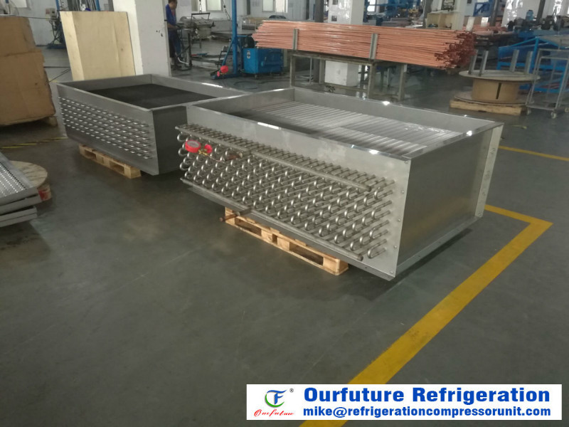 Electrical Heating Defrost Unit Cooler For Cold Room With Aluminum Fin And Copper Pipe