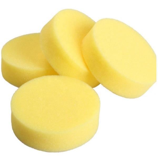 Versatile Yellow Cleaning Sponge For Kitchen And Other Clean Areas Wipes Clean In One Swipe