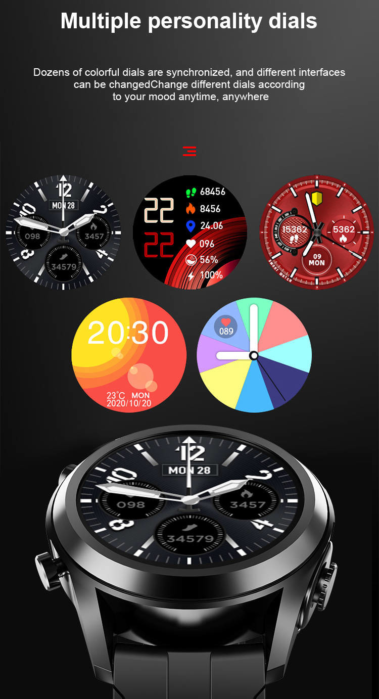 Music Control Nordic 52832 Smart Watch With Earphones For Men