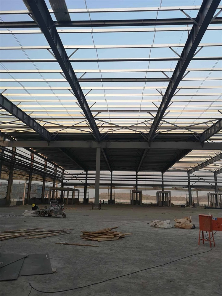 Anticorrosion Galvanized Prefab Steel Warehouse RAL Color