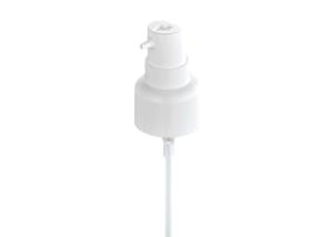 China White Smooth Sided Plastic Cosmetic Treatment Pumps For Facial Care Serum wholesale