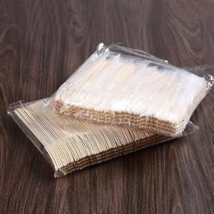 China Unbleached Recycled Picnic Disposable Wooden Cutlery Set Biodegradable Bagasse wholesale