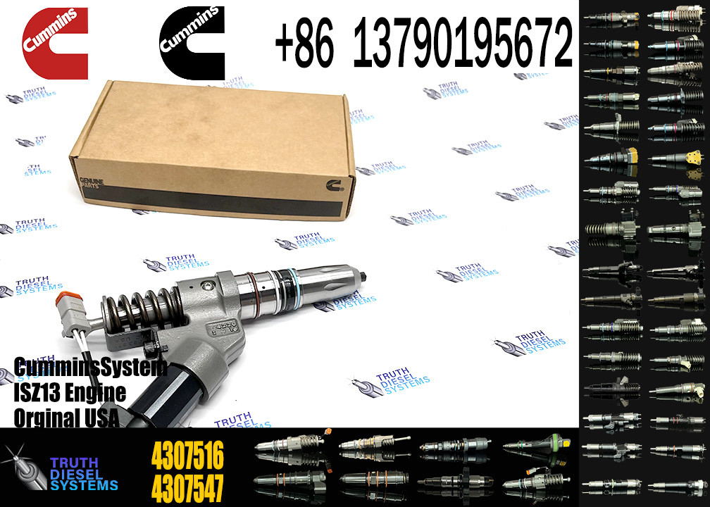 Common Rail Injector Fuel Injector 4307516 3411761 3411845 4307547 For M11 Excavator QSM11 ISM11 M11