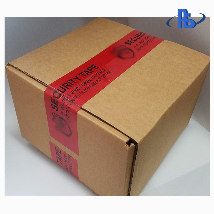 Damp Proof Security VOID Tape Roll For Storage And Transportation