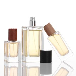 China Thickened Square Perfume Bottle Car Glass Spray Bottle 30ml 50ml 100ml wholesale