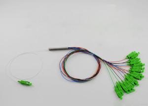 China Single Mode 1550nm SS Tube Fiber Optic Plc Splitter wholesale