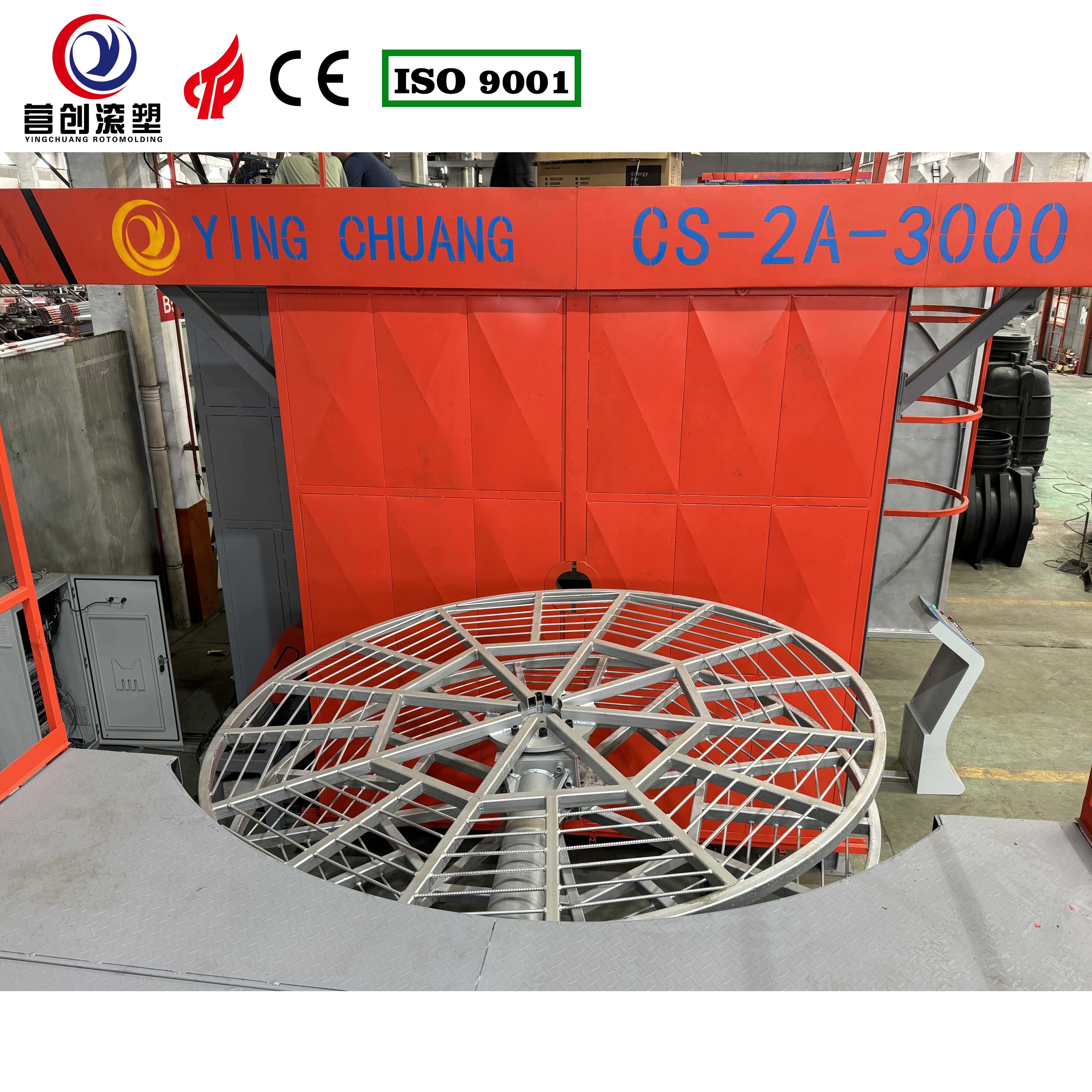 Adjustable Rotating Speed Rotational Molding Equipment For Manufacturing Plant Automation