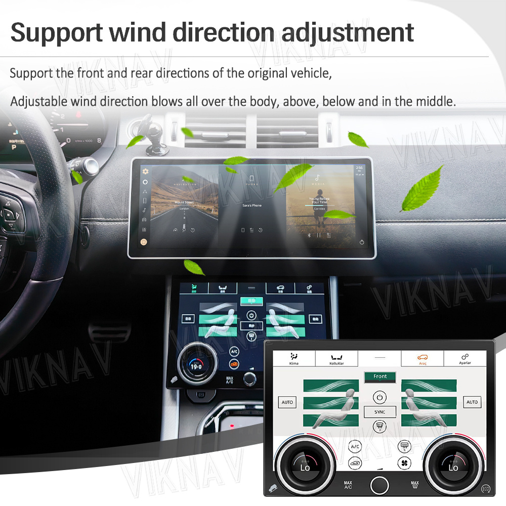 Air Condition Panel 10'' Touch Screen For Range Rover Evoque 2013 - 2017