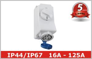 China 220V 380V Electrical Socket Outlets with Industrial Switch Interlock wholesale