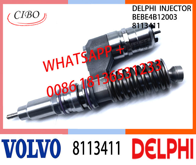 VOL 8113411 BEBE4B12003 Fuel engine Diesel Injector 8113411 BEBE4B12003 A3 for VOL D12 3039 US 465 SPEC 345-385 HP