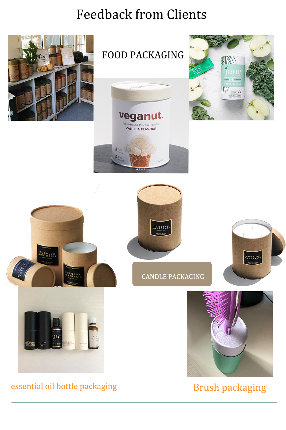 Hot Foil Stamping Biodegradable FDA Printed Tube Packaging