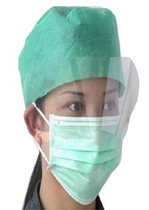 China Disposable Antiviral Hygiene Mask With Transparent Shield Chemical Resistant wholesale