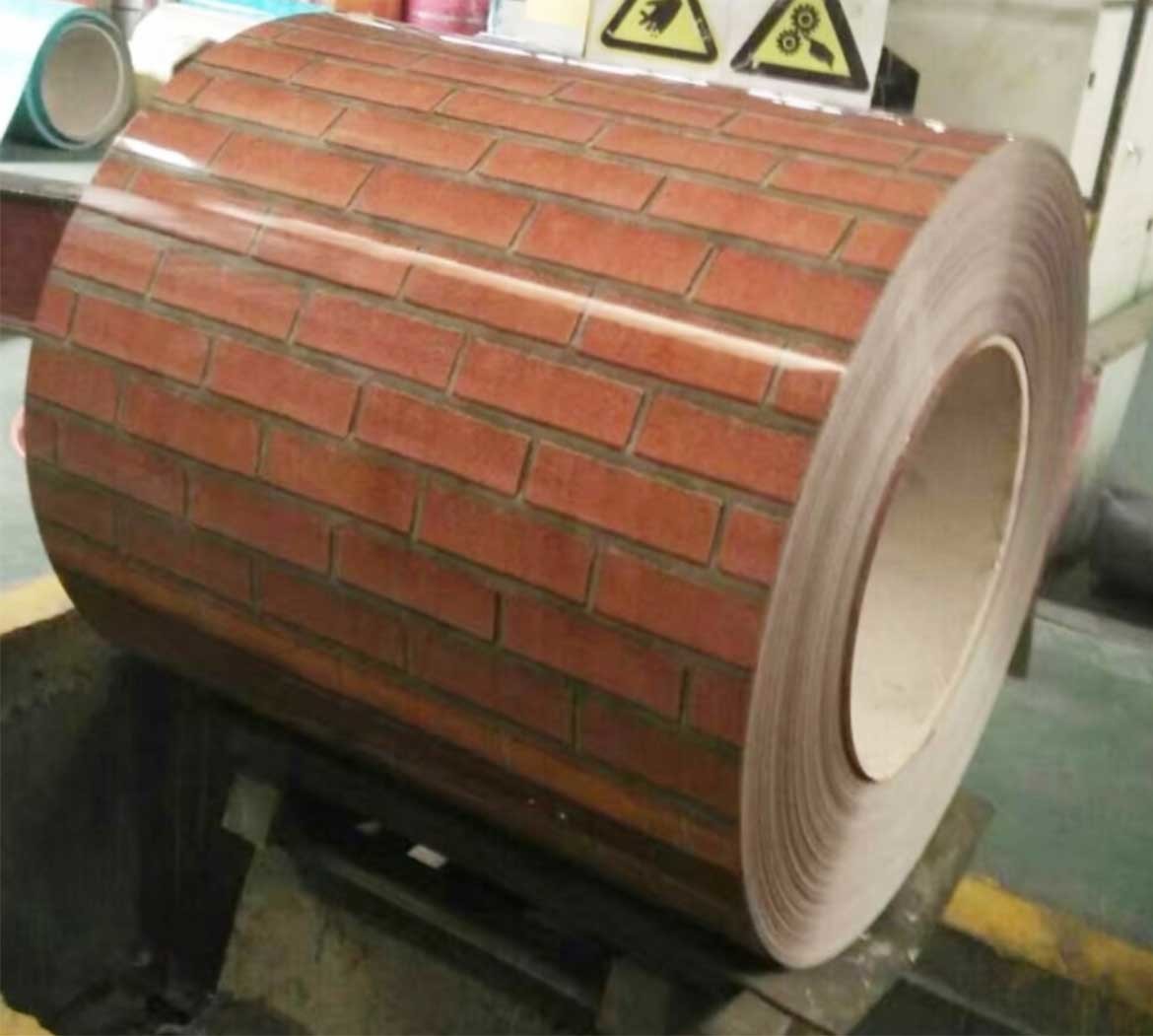 Brick Pattern Prepainted Galvalume Steel Coil